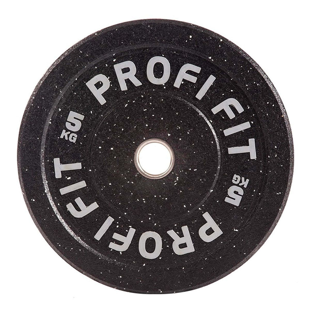 Диск для штанги 5 кг 51 мм HI-TEMP с цветными вкраплениями PROFI-FIT ...