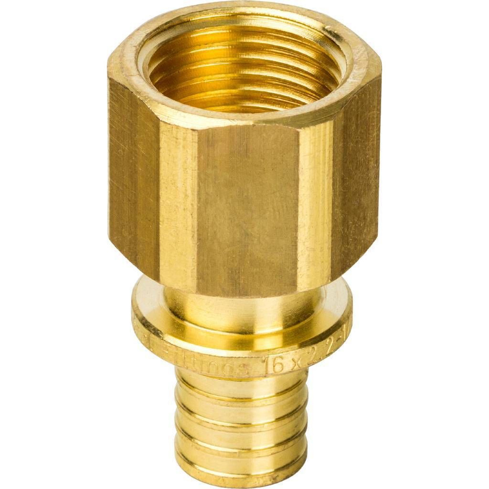 Переходник STOUT SFA-0002-001612 с внутренней резьбой 16xG 1/2" для труб из сшитого полиэтилена аксиальный #1