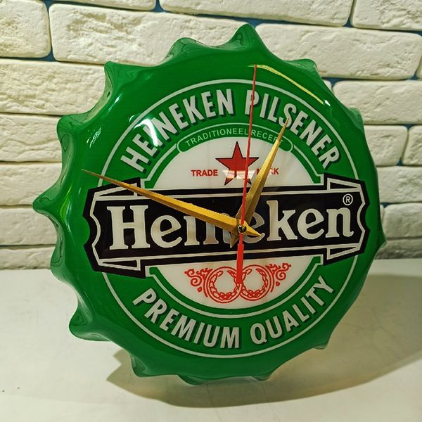 Cube 96 Настенные часы "Heineken ", 25 см х 25 см #1