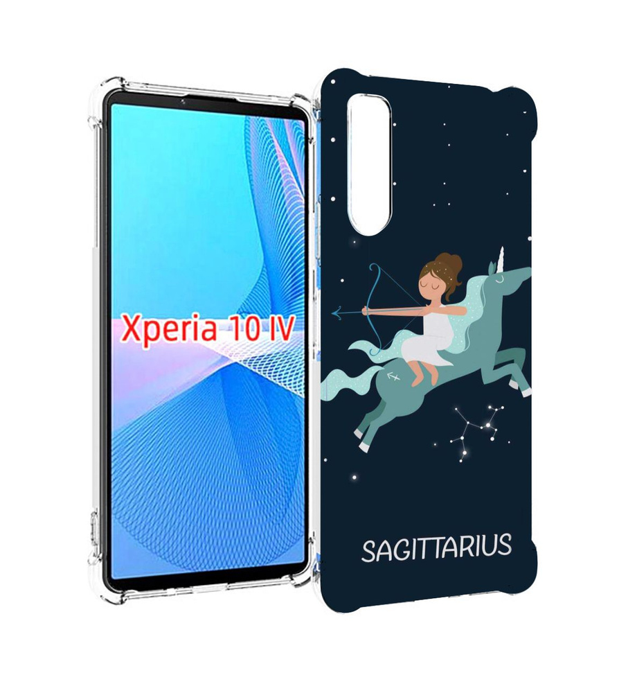 Чехол-бампер MyPads для Sony Xperia 10 IV (10-4) с рисунком знак зодиака  стрелец 5, противоударный, силиконовый, с выступами и усиленными углами для  защиты камеры - купить с доставкой по выгодным ценам в