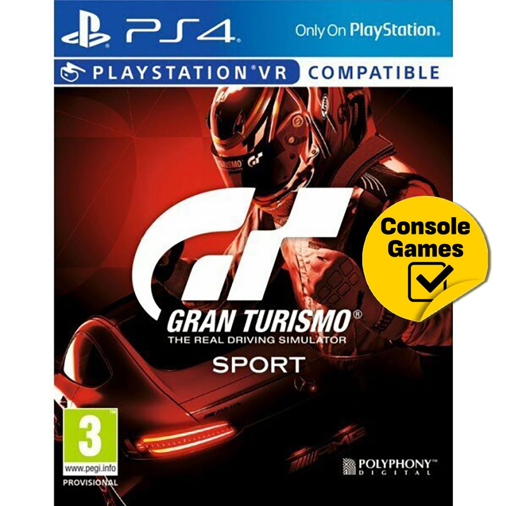 Игра PS4 Gran Turismo SPORT (Поддержка VR) (PlayStation 4, Русская версия)  купить по низкой цене с доставкой в интернет-магазине OZON (827004823)