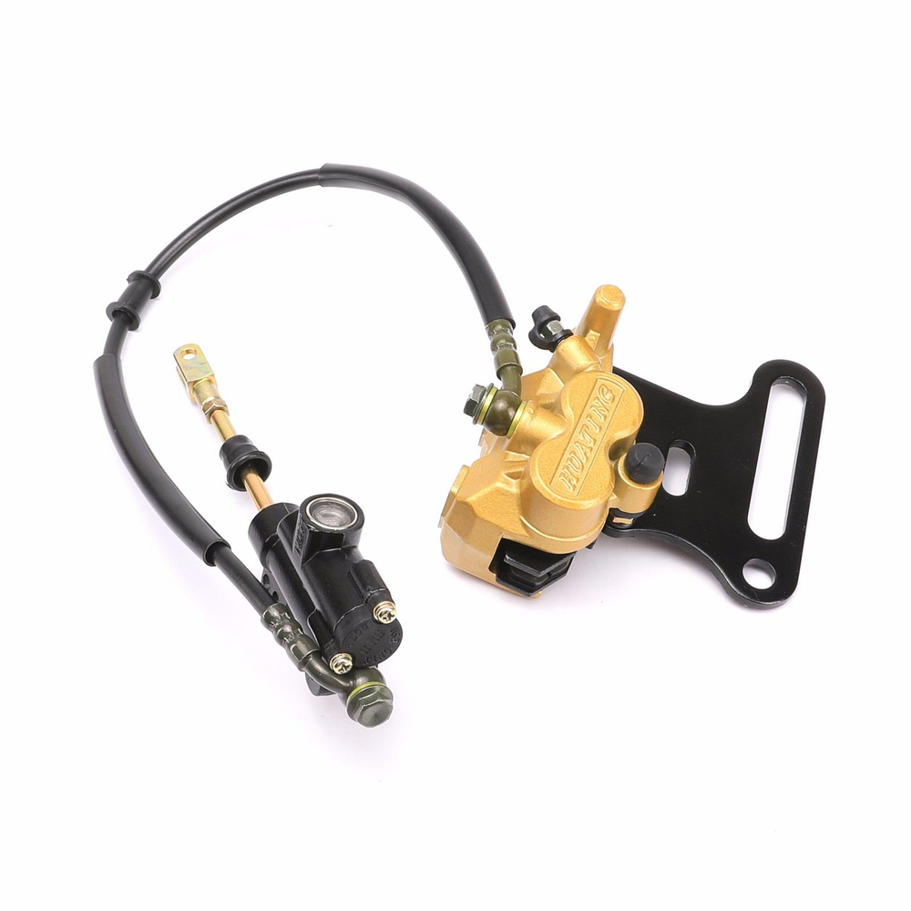 Задний гидравлический тормоз в сборе цилиндр суппорт для 125cc 140cc ...