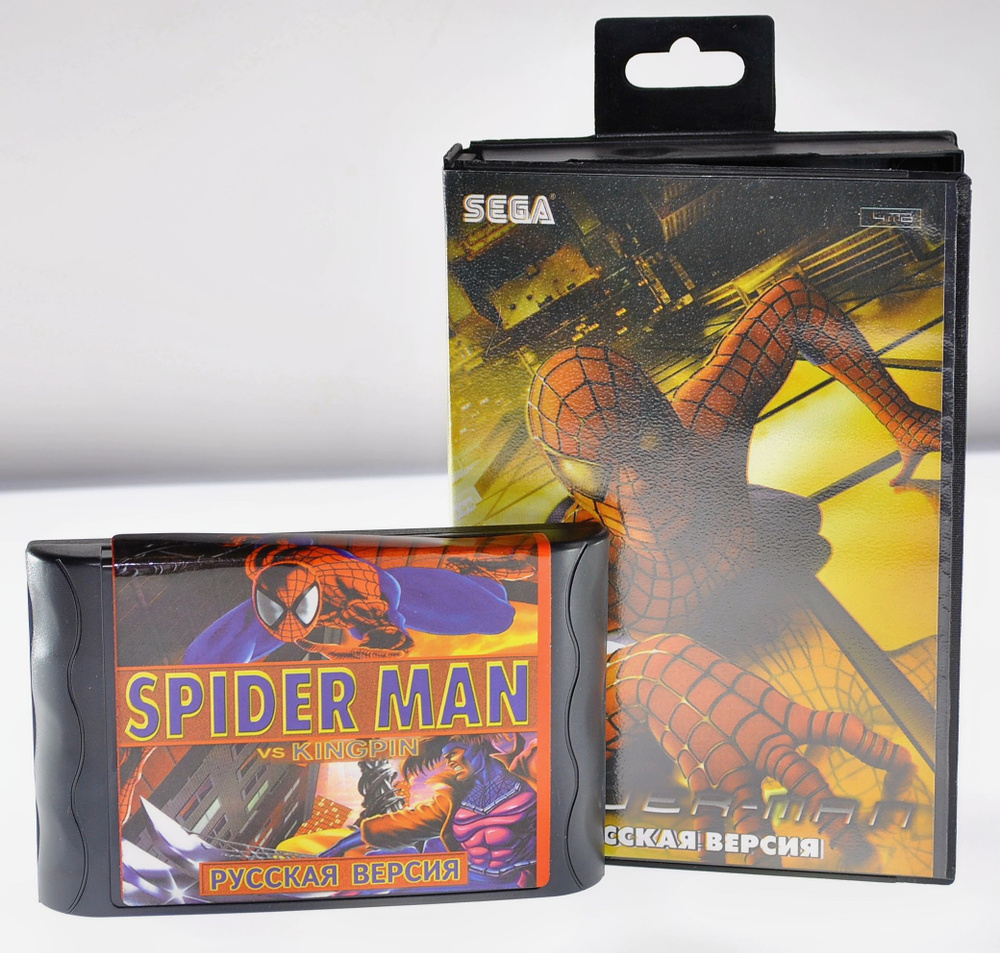 Игра Spider-Man для SEGA 16bit Русская версия - купить по выгодной цене в  интернет-магазине OZON (817029061)