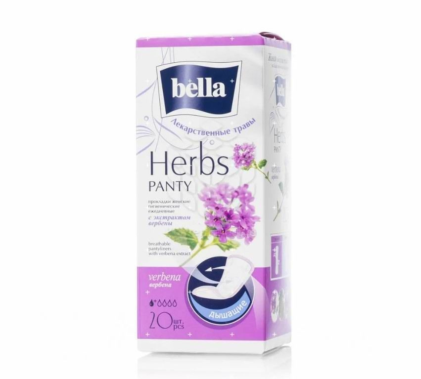 Ежедневные прокладки BELLA Panty Soft Herbs Verbena, дышащие, 20 шт (5900516312114)  #1