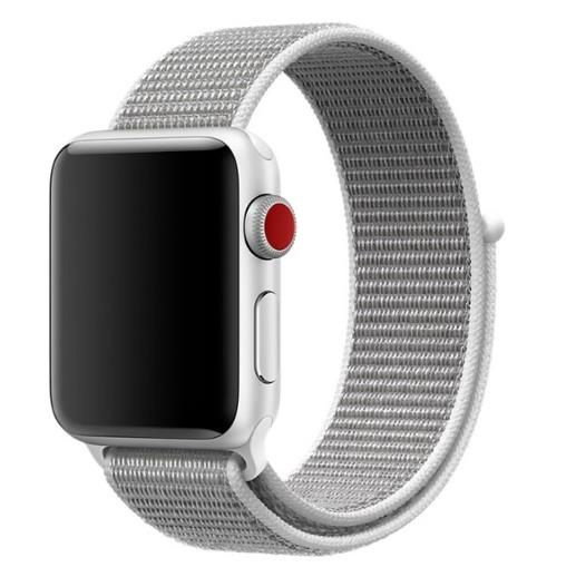 Нейлоновый тканевый ремешок для Apple Watch - SE/38-40-41 мм , белый  #1