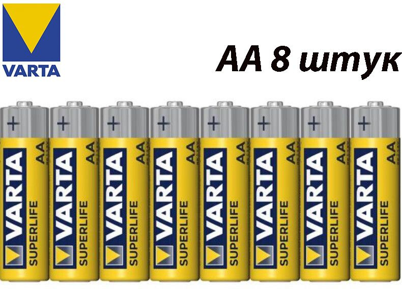 Varta Батарейка AA, Солевой тип, 1,5 В, 8 шт #1