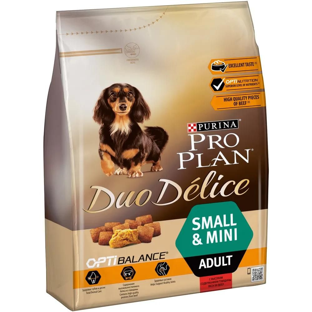 Сухой корм ProPlan Duo Delice для взрослых собак мелких и карликовых ...