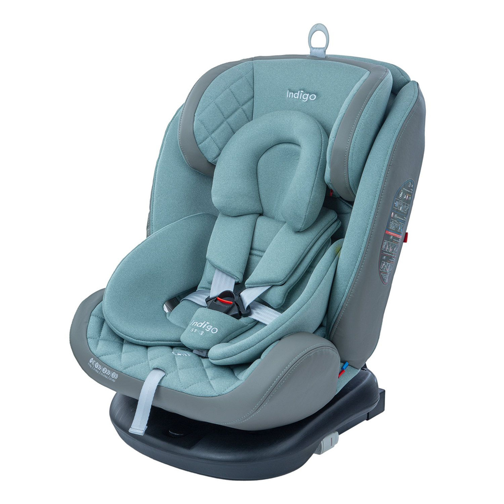 Автокресло INDIGO Aero ISOFIX шалфей #1