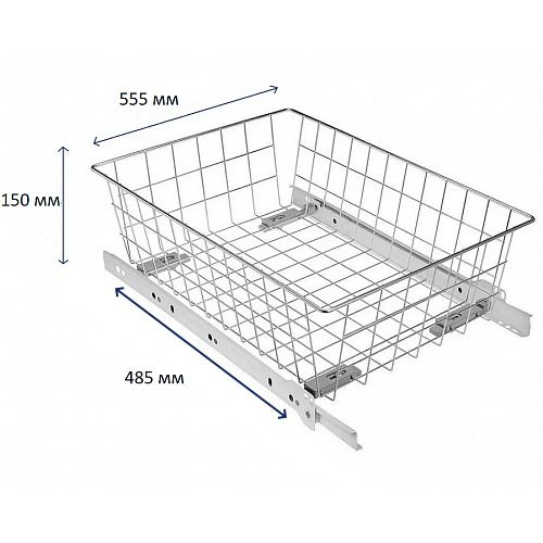 Корзина для шкафа выдвижная 600