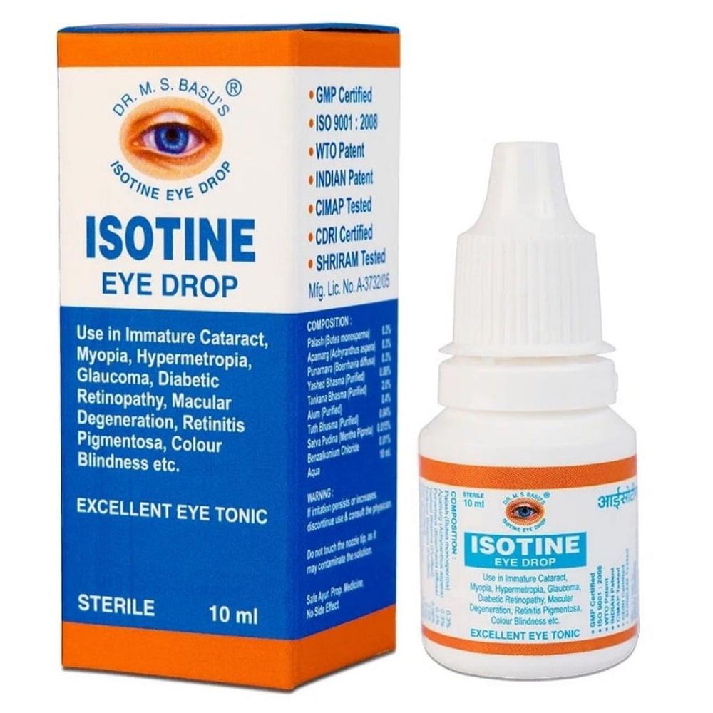 Капли для глаз Айсотин (Isotine Eye Drop) Jagat Pharma, 10 мл - купить с  доставкой по выгодным ценам в интернет-магазине OZON (838887128)