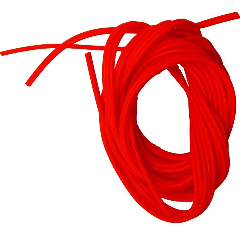 Кембрик Три Кита d 0,8*1,5 ФЦ красный (уп/10 шт) для проводов, лески .
