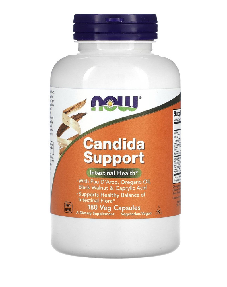 Candida Support, кандида суппорт, 180 растительных капсул - купить с ...