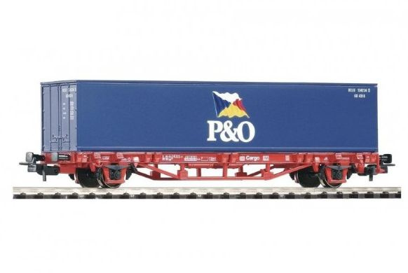 57706 Piko Грузовая платформа с контейнером P&O DB Cargo V - модель в масштабе 1/87 для игрушечной железной #1