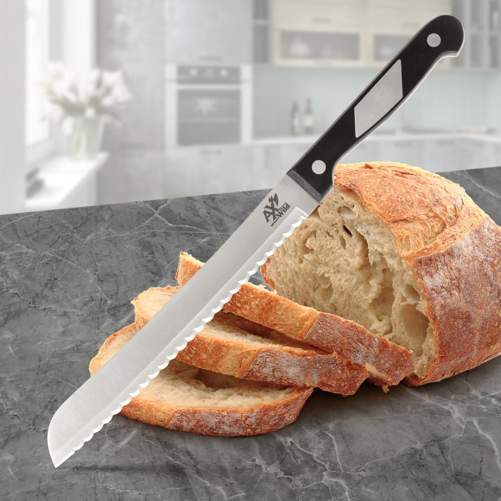 Купить  хлебный нож Axwild Ideal (Германия), длина лезвия 20 см .
