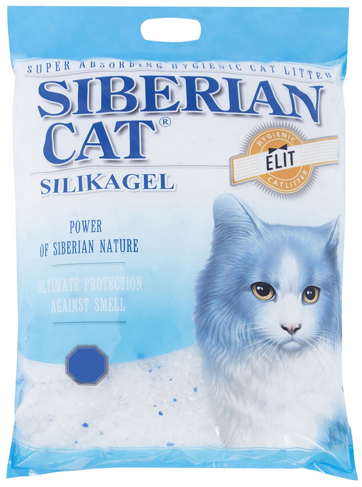 Наполнитель Siberian Cat Elit Silikagel для кошачьих туалетов, 24 л, 11.15 кг  #1