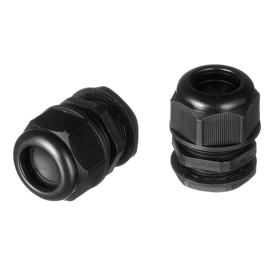 Сальник MG 32 для кабеля диаметром 18-25 мм пластиковый IP68 черный (2 ...