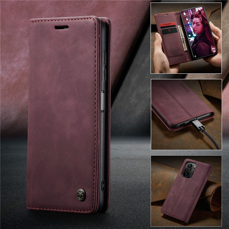 Чехол книжка на Xiaomi Poco F3,красный - купить с доставкой по выгодным ...