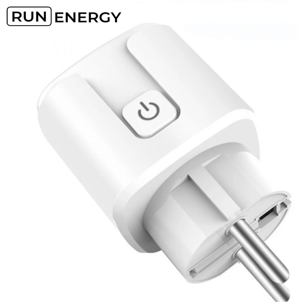 Умная Wi-Fi розетка Run Energy таймер 16 А отслеживание энергопотребления Smart Plug  #1