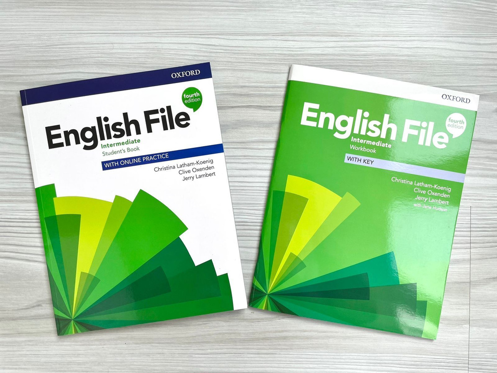 English File Intermediate Fourth Edition УчебникРабочая ТетрадьДиск Сборник купить с 4650