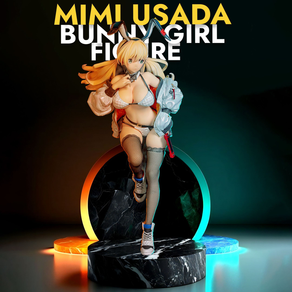 Аниме фигурка Usada Mimi Bunny Girl / 30 см - купить с доставкой по  выгодным ценам в интернет-магазине OZON (905244616)