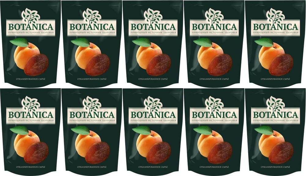 Курага Botanica без косточки, комплект: 10 упаковок по 140 г #1