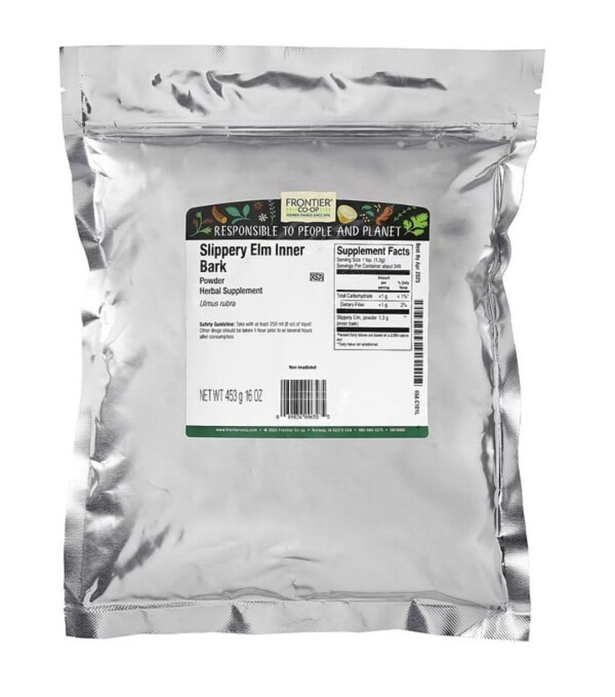 Порошок коры красного вязя 453гр Slippery Elm - купить с доставкой по ...