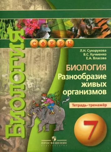 ГДЗ Тетрадь-тренажер по биологии за 8 класс Сухорукова, Кучменко ФГОС