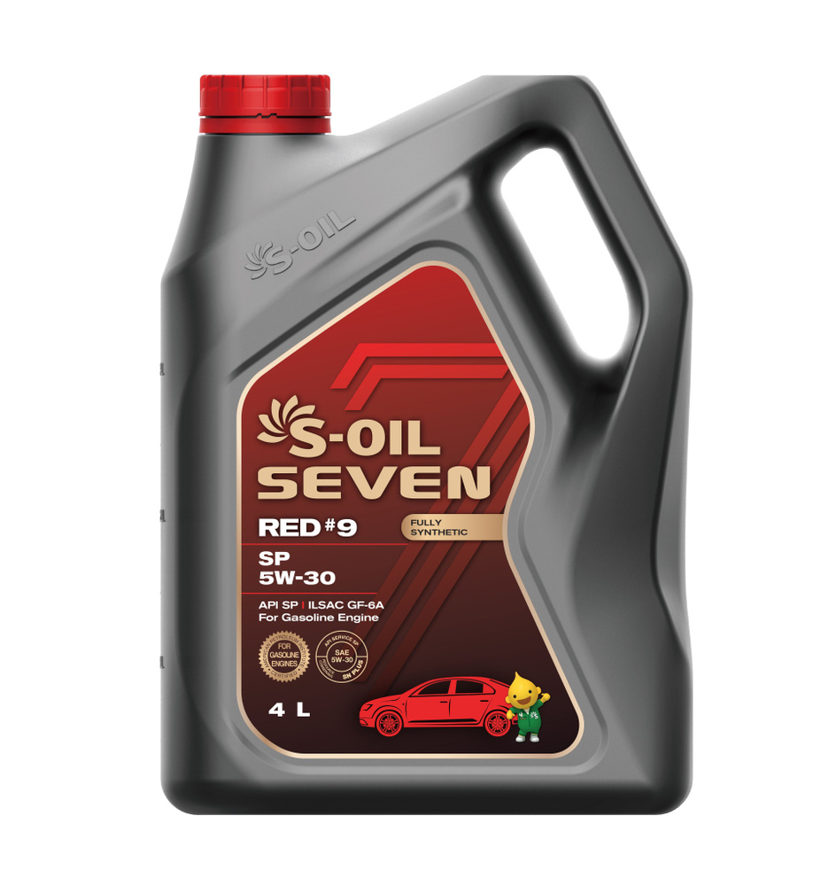 Масло моторное S-OIL SEVEN RED #9 5W-30 Синтетическое 4 л E108296 ...