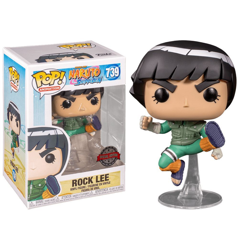 Фигурка Funko Pop! Naruto: Rock Lee (Стикер SE (Фанко Поп Рок Ли из аниме  Наруто Ураганные Хроники))