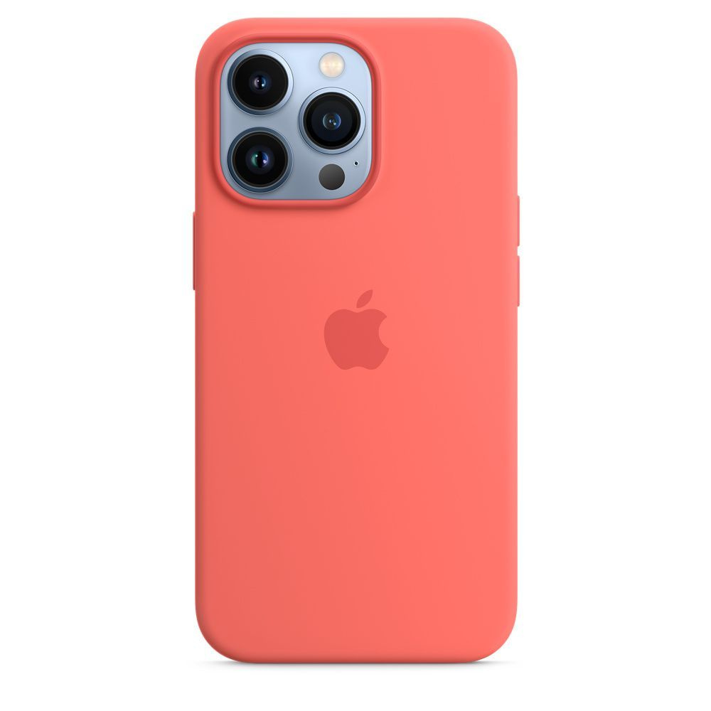 Силиконовый чехол для iPhone 13 Pro с MagSafe Pink Pomelo - купить с  доставкой по выгодным ценам в интернет-магазине OZON (1051167694)