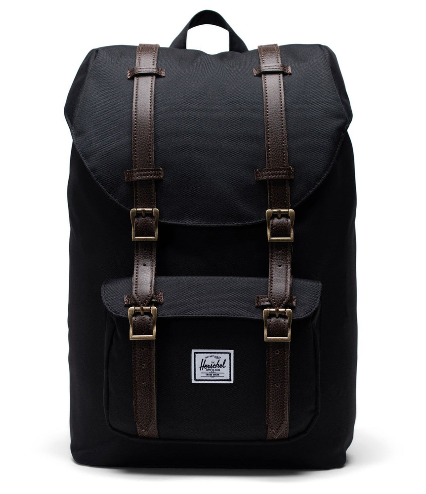 Рюкзак Herschel Little America Mid 10020 Black Chicory Coffee #1