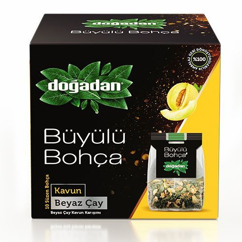 BUYULU BOHCA "Волшебная сумочка" Белый чай с дыней, крупно листовой микс чай 12 гр / 10 пакетиков DOGADAN #1