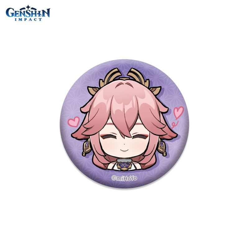 Значок Chibi Expressions Character Can Badge Yae Miko 6974696612486 #1