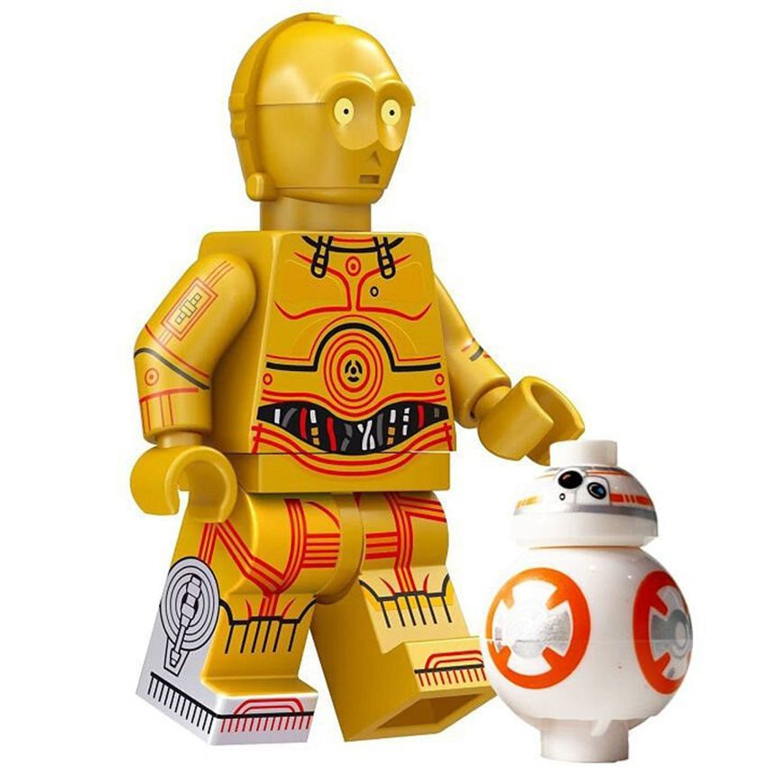 Фигурка Star Wars Звёздные Войны, C3PO и BB8, конструктор для мальчиков  #1