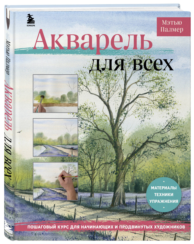 Акварель для всех. Пошаговый курс для начинающих и продвинутых художников |  Палмер Мэтью - купить с доставкой по выгодным ценам в интернет-магазине  OZON (598334573)