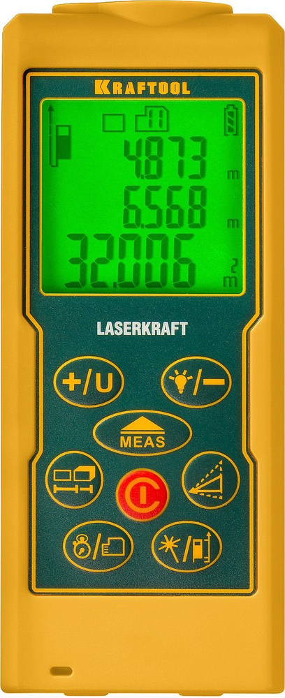 Купить Лазерный дальномер KRAFTOOL Laser-Kraft 5 см - 70 м 34760 по .