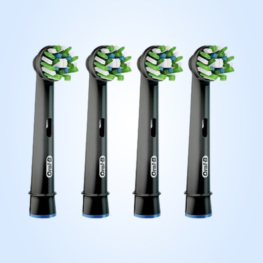 Насадка Braun Oral-B Cross Action Black, 4 шт #1