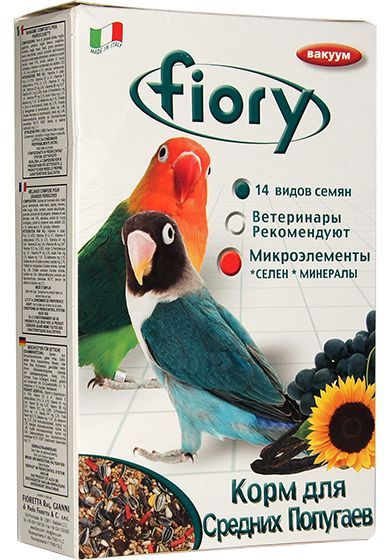 Корм для средних попугаев Fiory Superpremium Parrocchetti Africa Fiory Superpremium Parrocchetti Africa #1