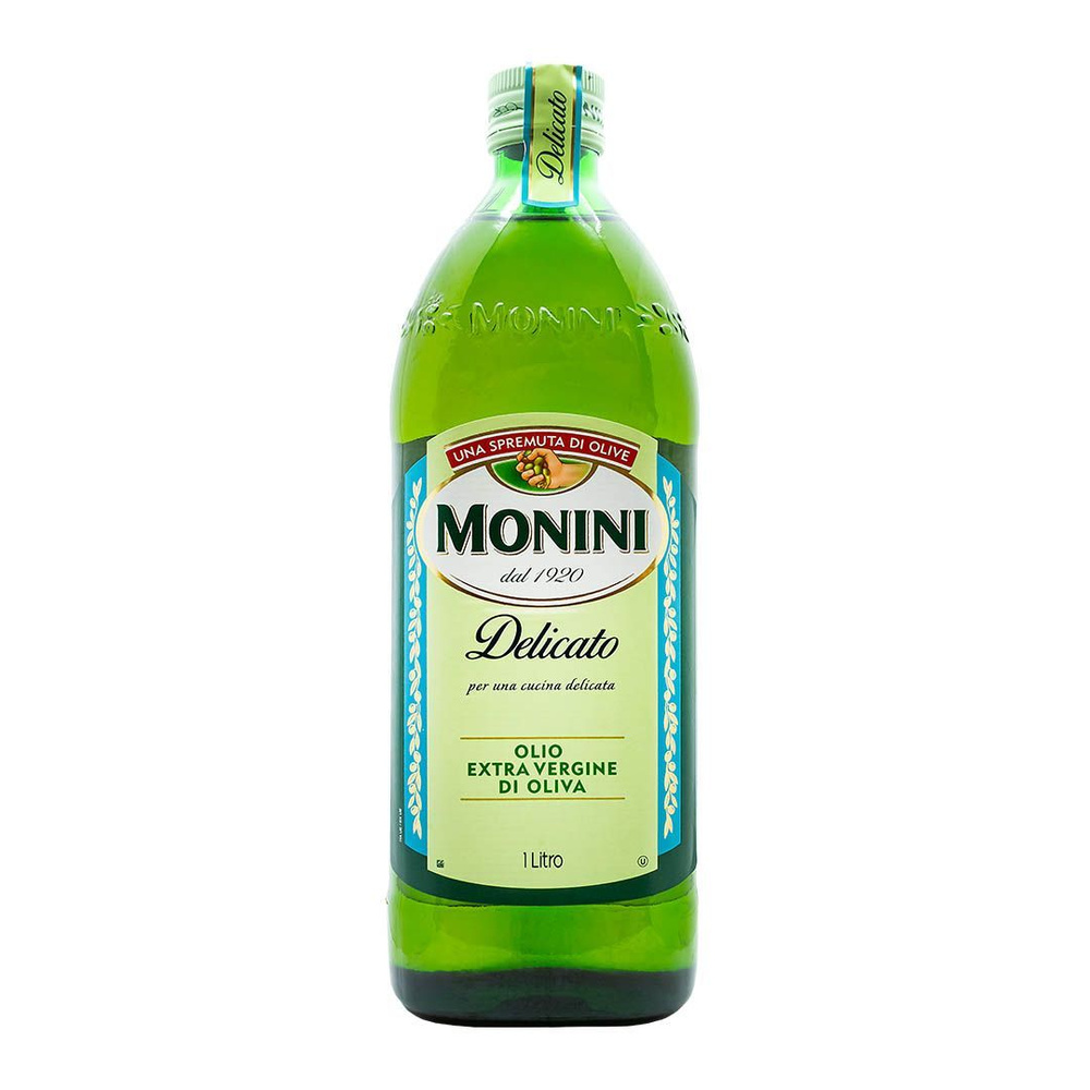 Масло оливковое Monini Delicato Extra Virgin нерафинированное высшего сорта первого холодного отжима #1