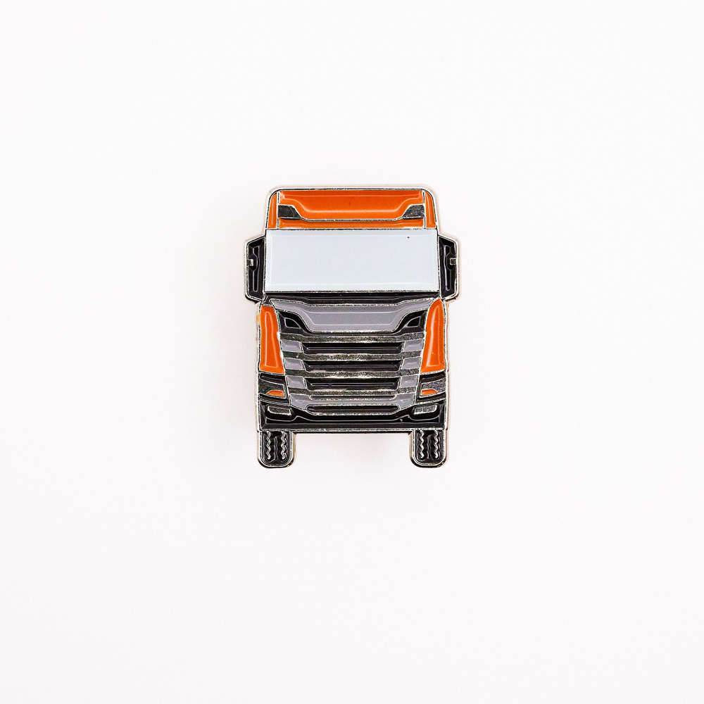 Значок автомобиль Scania S оранжевый - купить с доставкой по выгодным ...