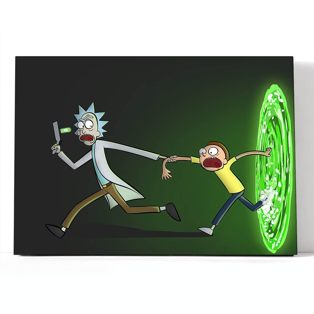Интерьерная картина на холсте/Рик и Морти, Rick and Morty (5) - купить ...