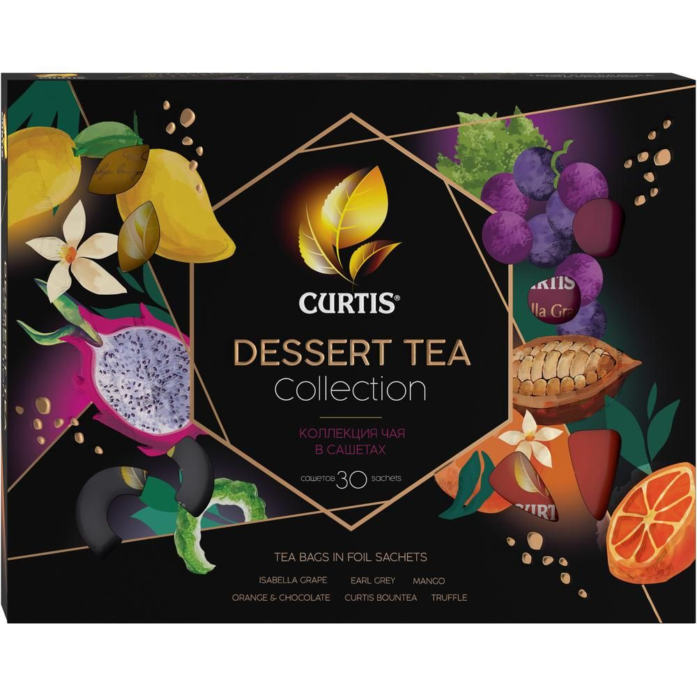 Чай Curtis Desserts Tea Collection ассорти (1.95г x 30шт), 59г #1