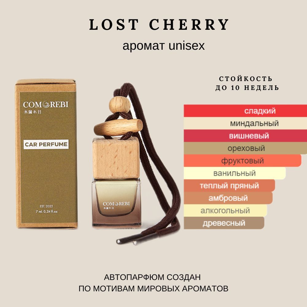 Автопарфюм Lost Cherry/автомобильный ароматизатор/пахучка в машину - купить  с доставкой по выгодным ценам в интернет-магазине OZON (767995416)