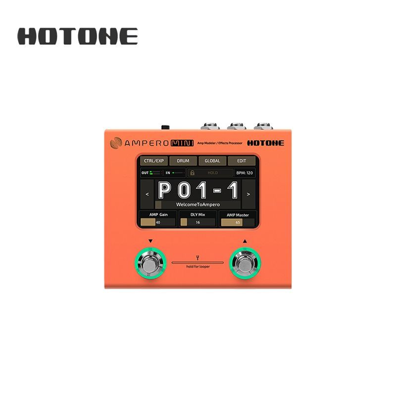 Hotone Ampero Mini Yellow Электрогитара Басусилитель Моделирование ИК