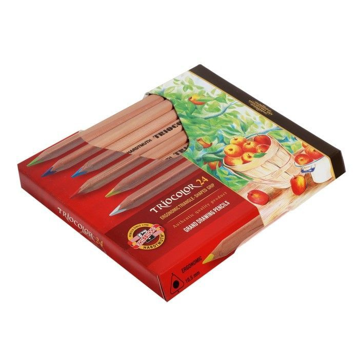 Koh-I-Noor Triocolor Grand Drawing Pencils