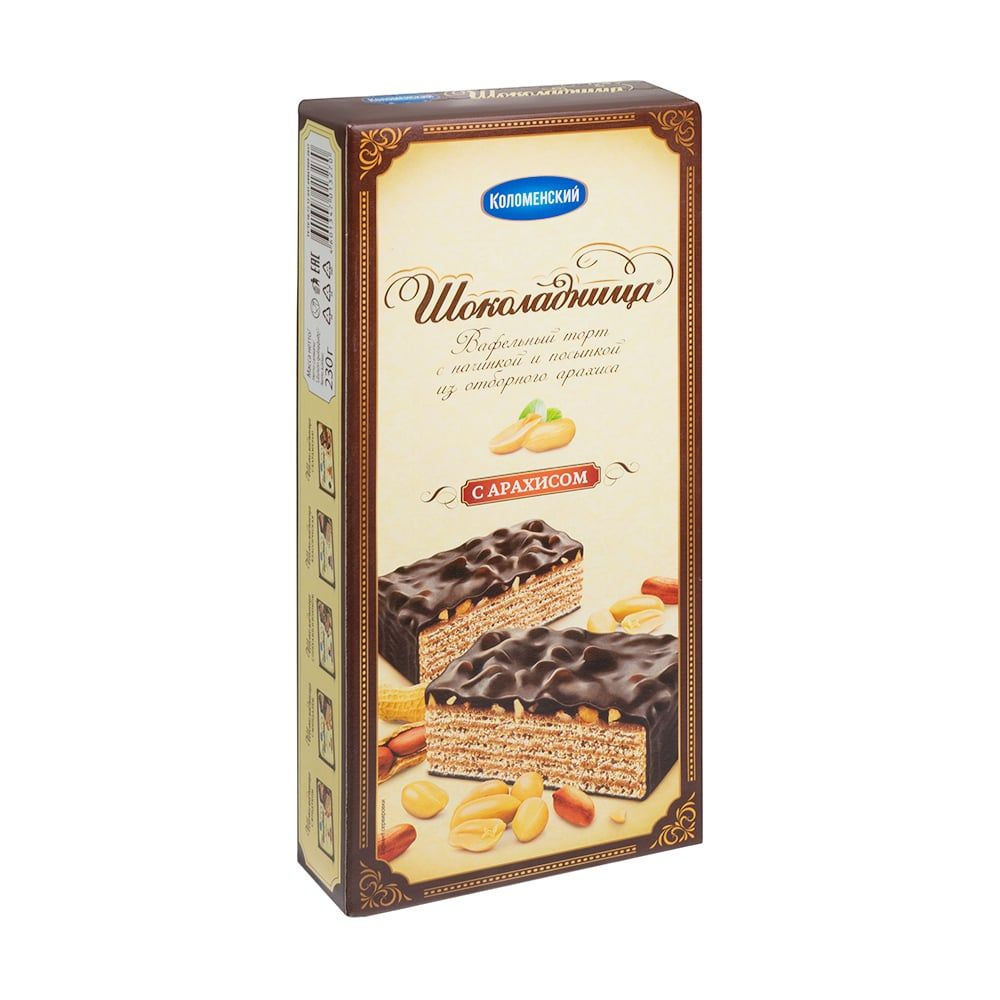 Торт "Шоколадница", Коломенское, 230 г с арахисом #1