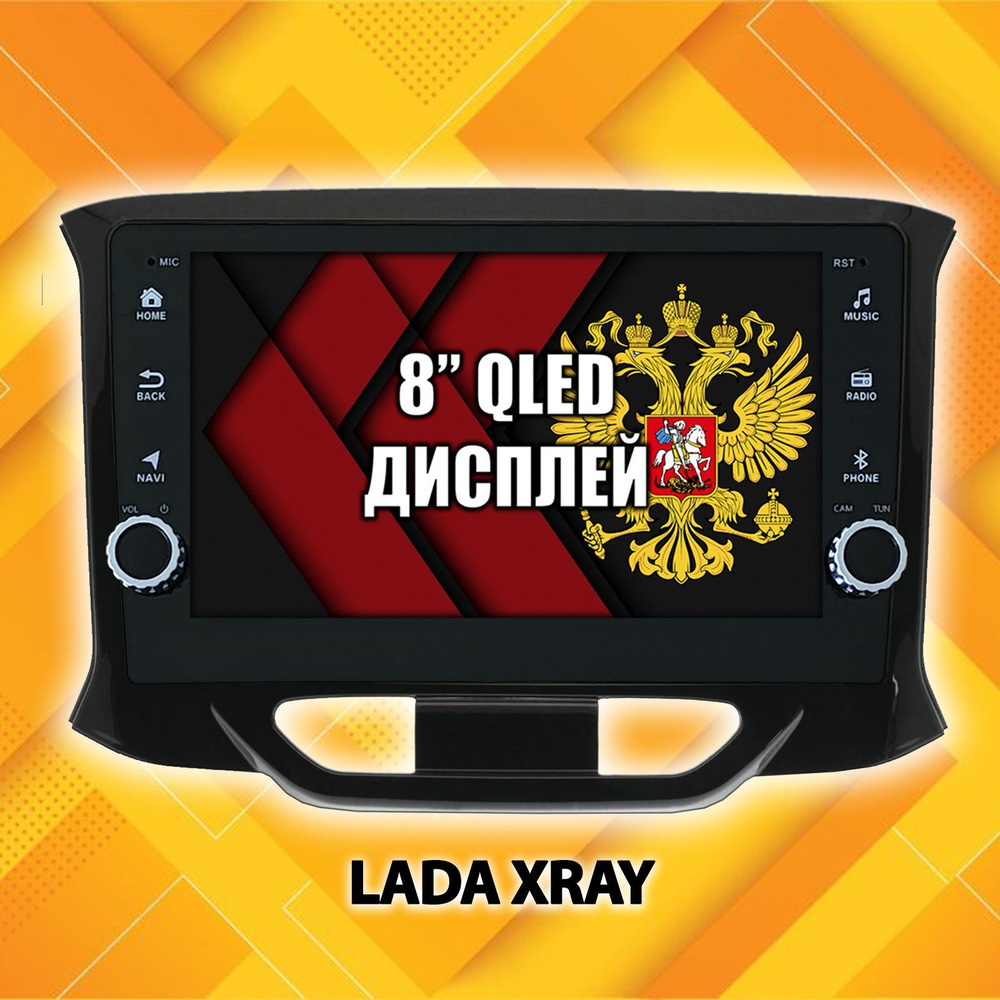 4 ядра T133, память 4/64гб, для LADA X-RAY / ЛАДА XRAY, Android магнитола, Усилитель TDA7851, нет слота #1