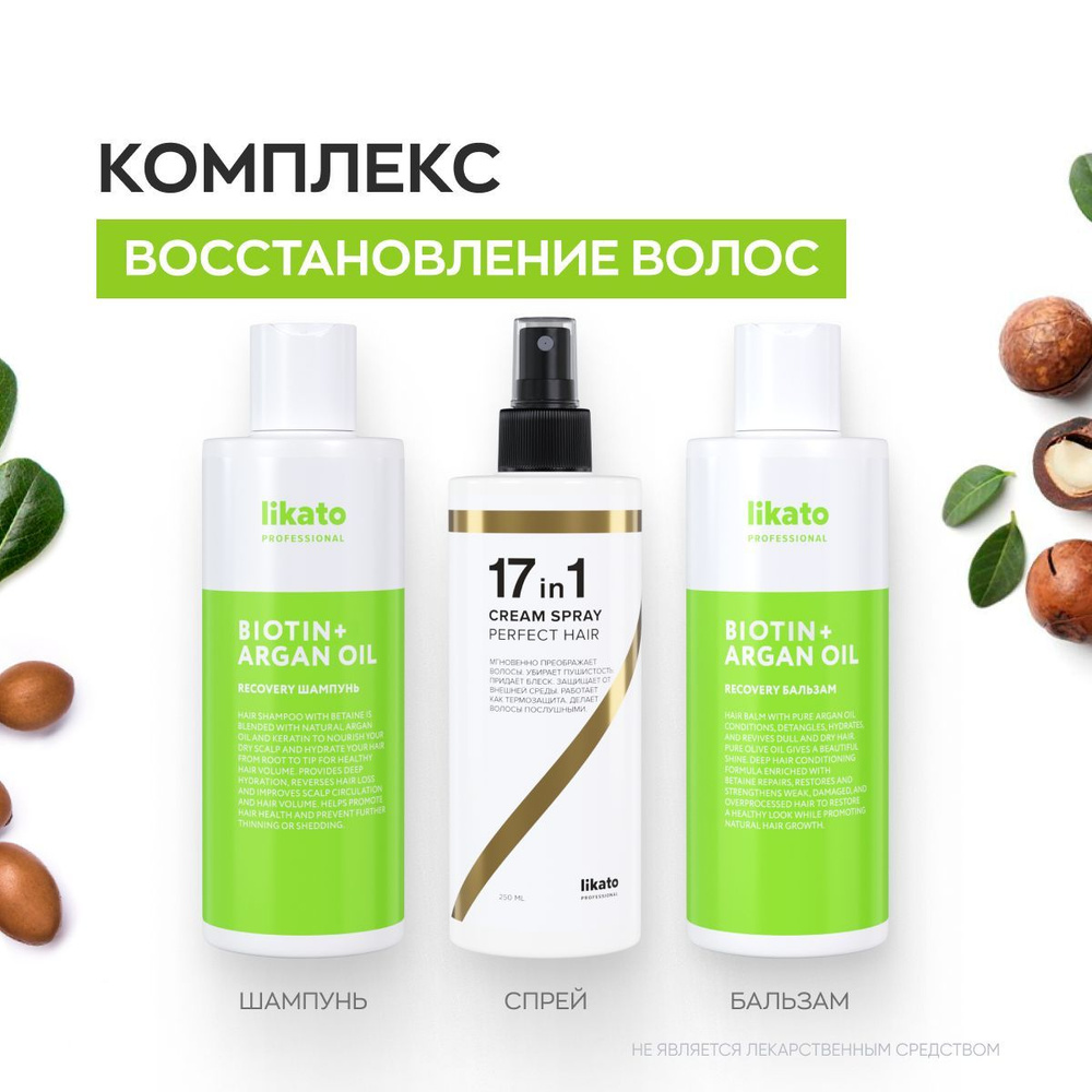 Likato Professional Набор косметики для волос подарочный: шампунь ...