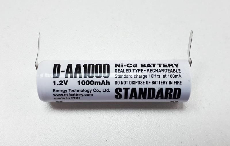 Аккумулятор Energy Technology AA OEM Standart D-AA1000T 1.2v 1000mAh Ni ...