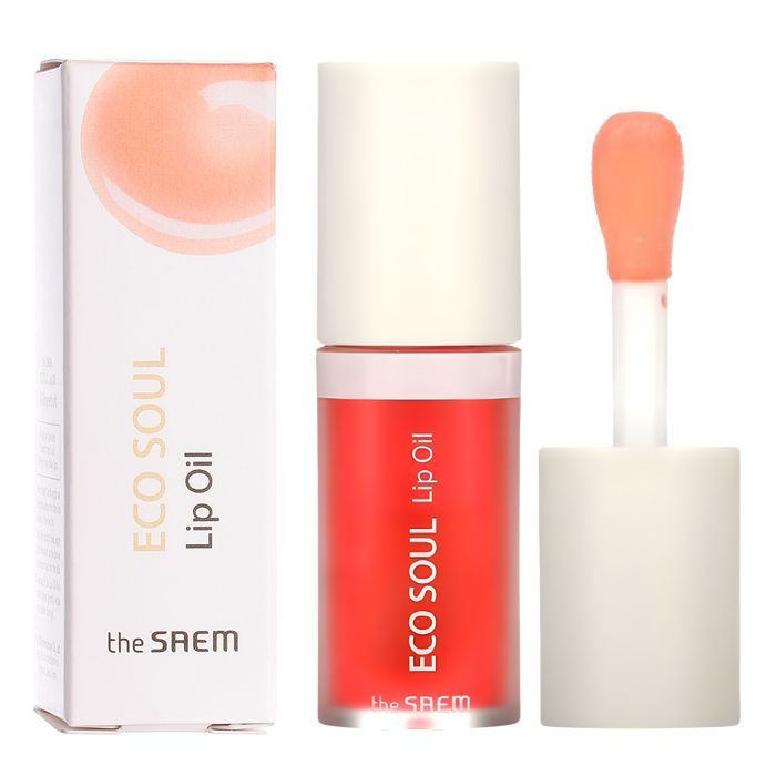 The Saem Масло для губ с экстрактом грейпфрута 6 мл Eco Soul Lip Oil 03 Grapefruit  #1